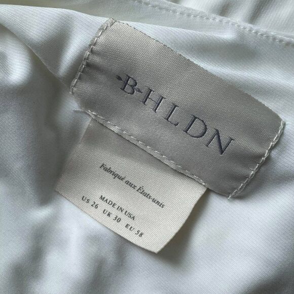 White Gown, Size 26, Anthropologie BHLDN, New With Tag - Picture 8 of 8
